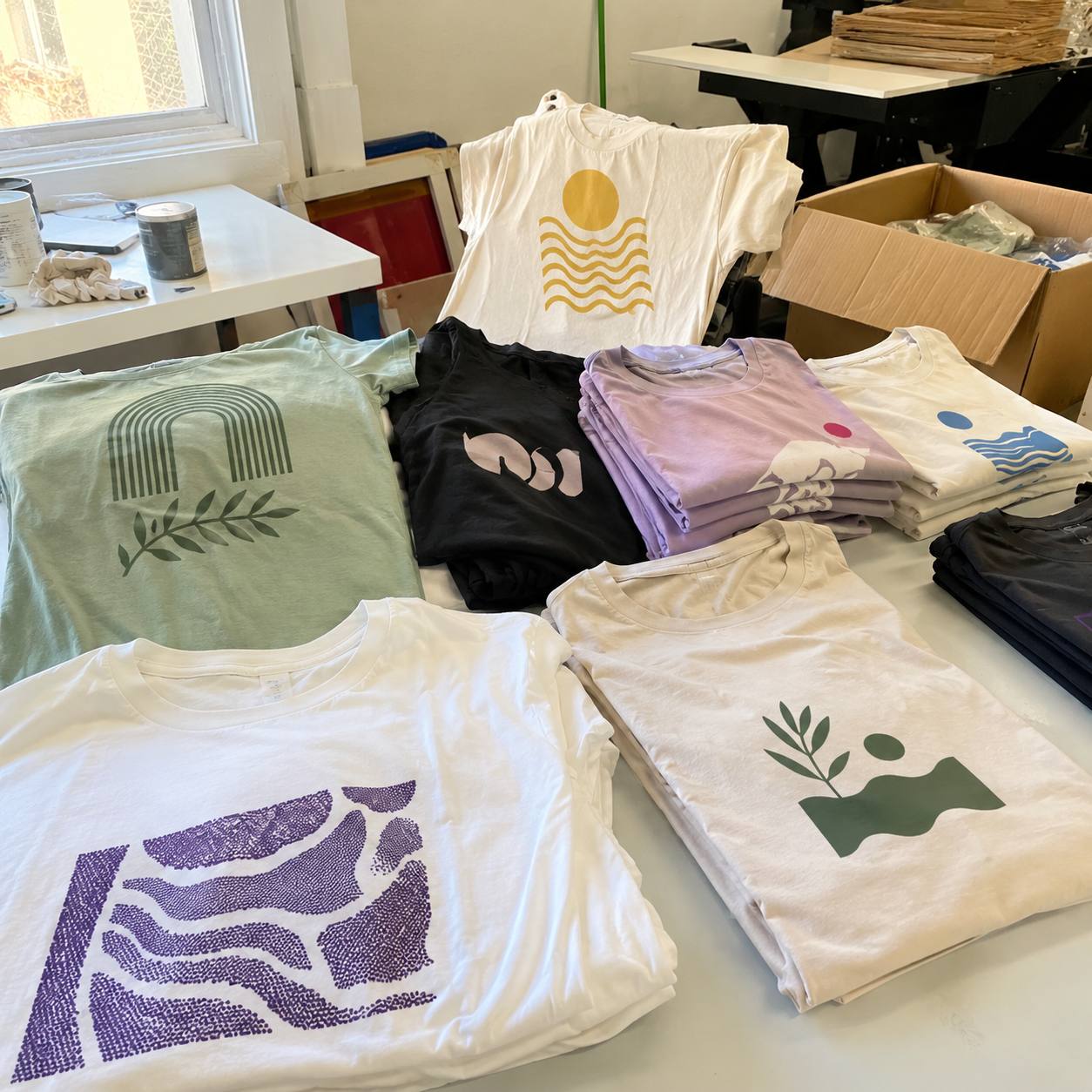 Camisetas serigrafiadas evento impresion textil · E Farré Barcelona