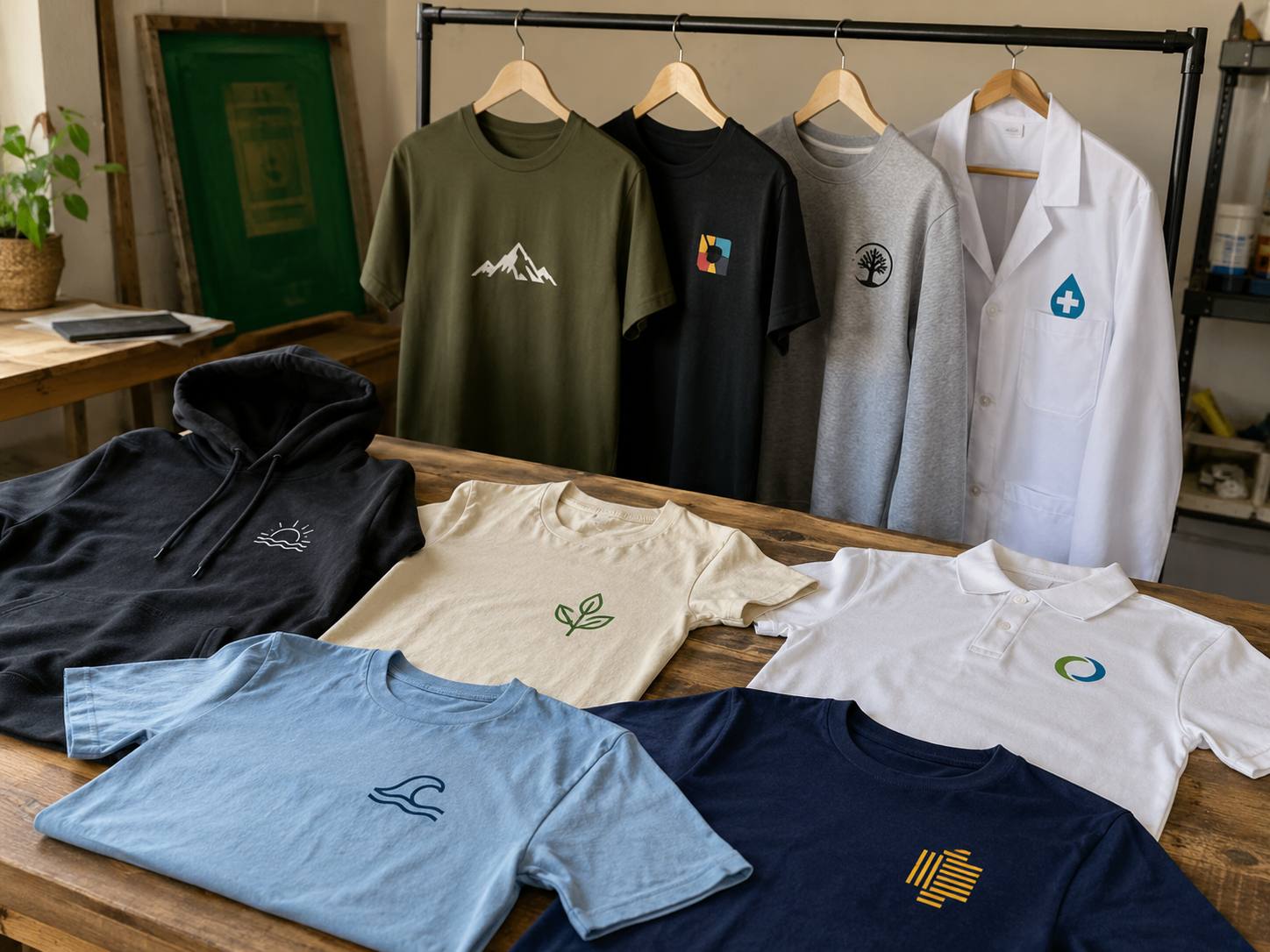 Camisetas sudaderas polos ropa corporativa serigrafia · E Farré Barcelona