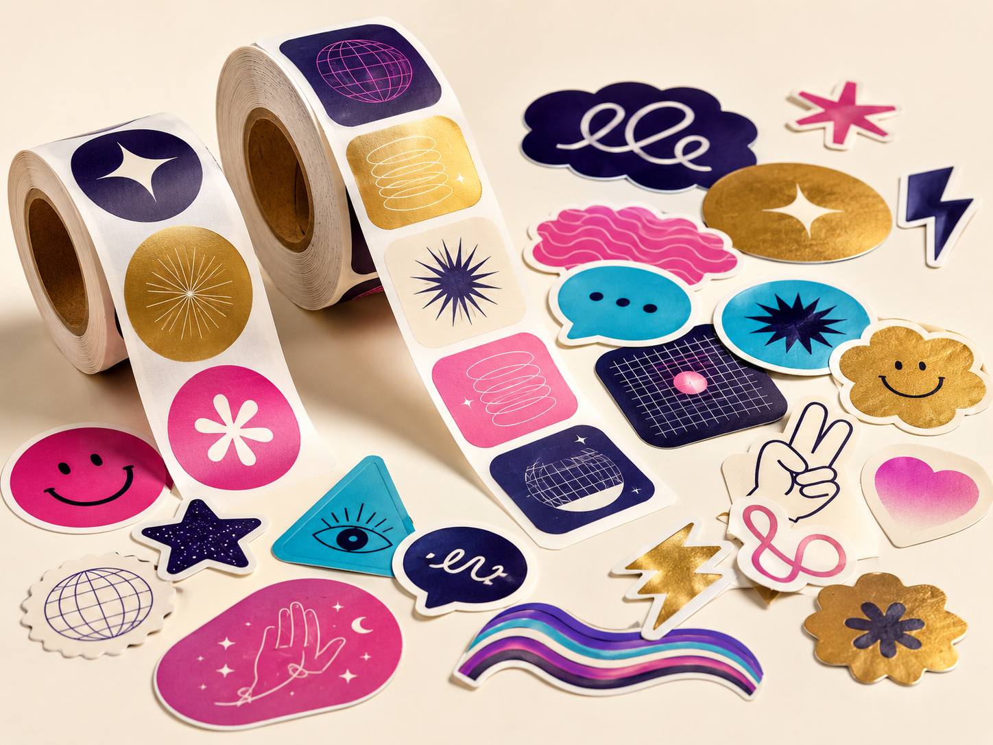 Stickers pegatinas etiquetas personalizadas · E Farré Barcelona