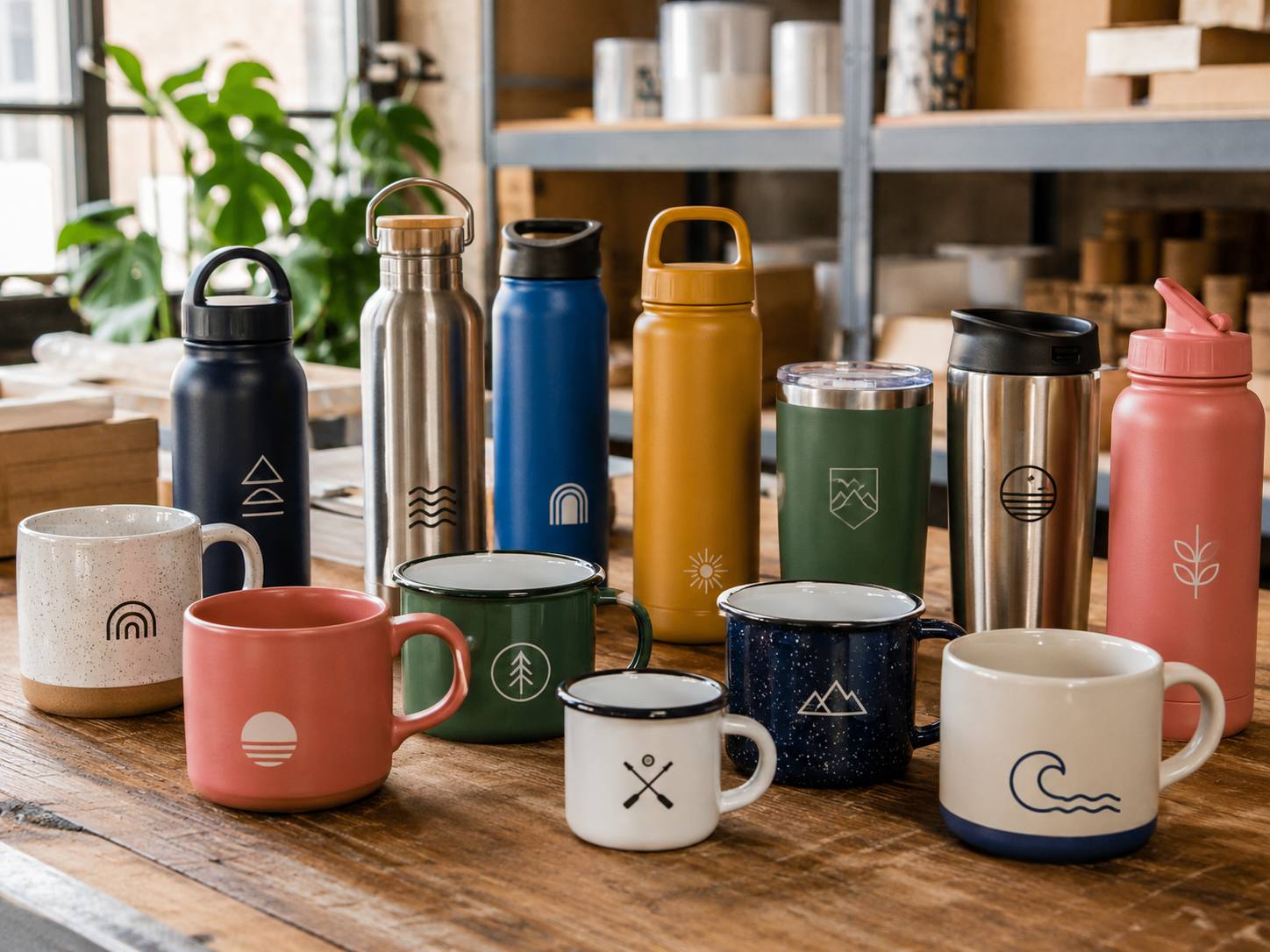 Tazas cantimploras termos regalos empresa · E Farré Barcelona
