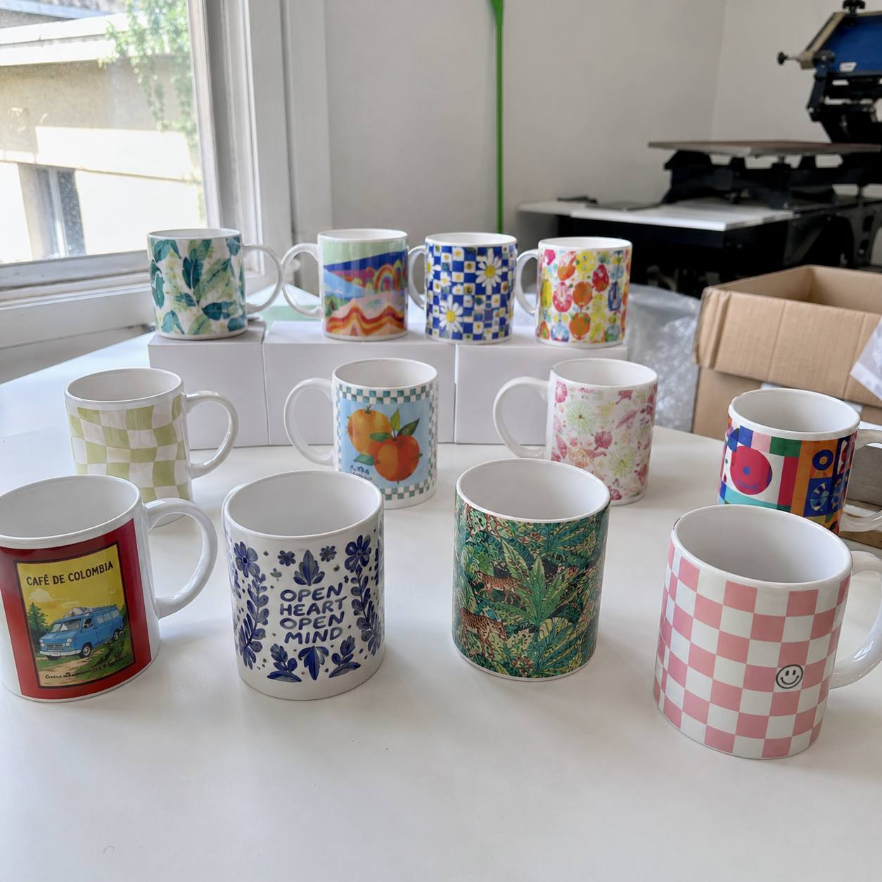 Tazas sublimadas color regalo personalizado · E Farré Barcelona