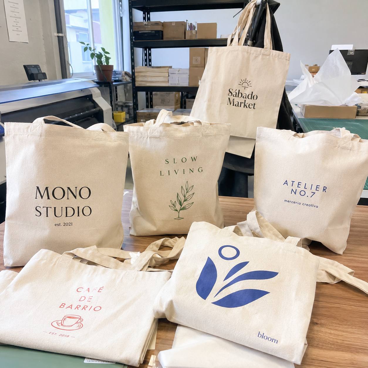 Tote bags bolsas logo empresa personalizadas · E Farré Barcelona