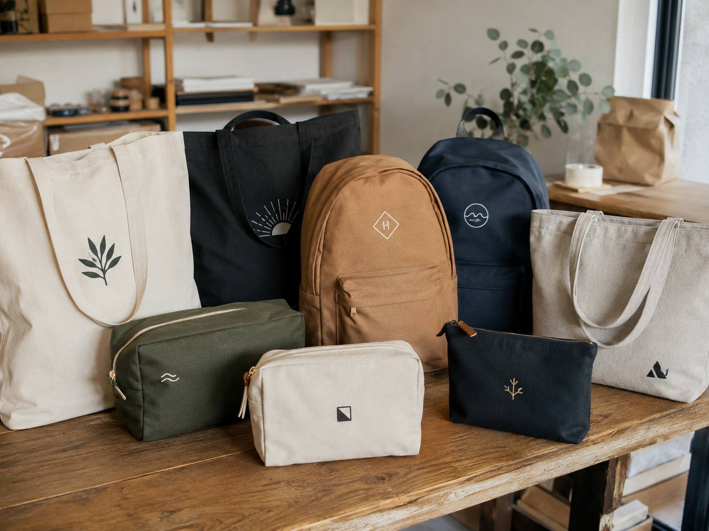 Tote bags mochilas neceseres merchandising · E Farré Barcelona