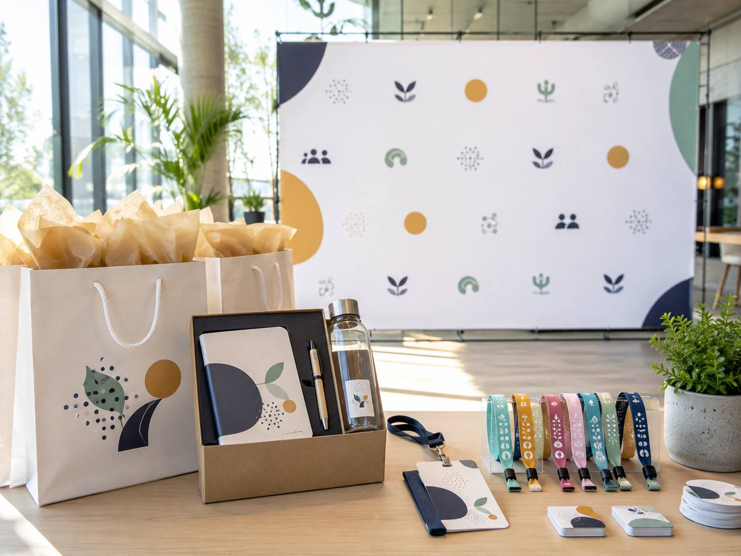 Welcome pack pulseras photocall eventos corporativos · E Farré Barcelona