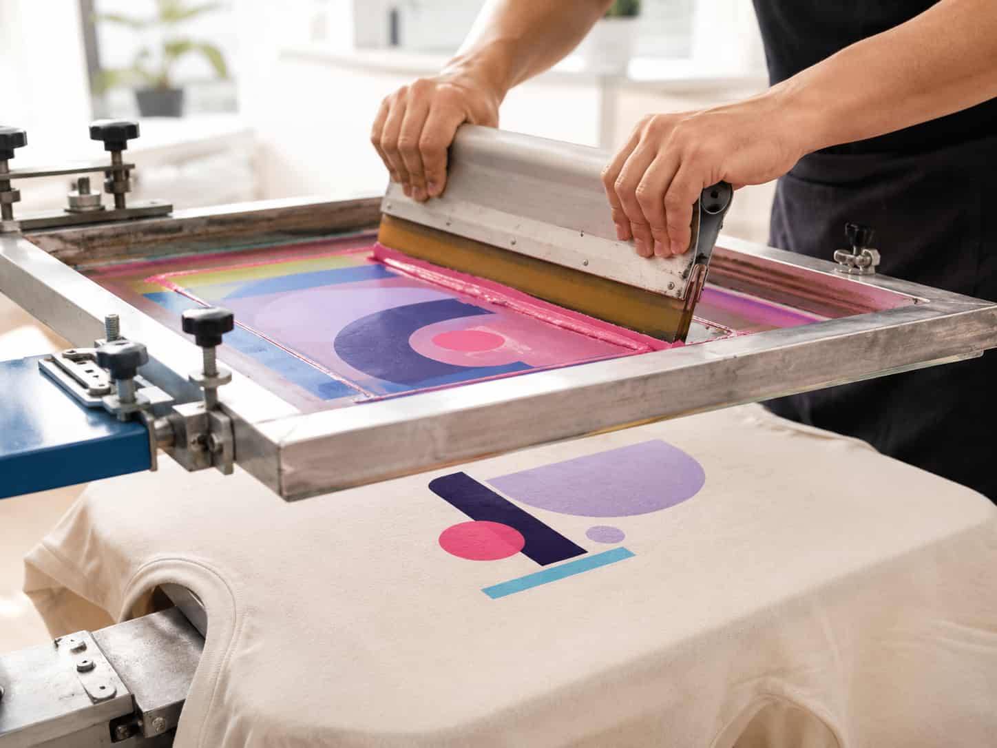 Serigrafía textil estampación · E Farré Barcelona